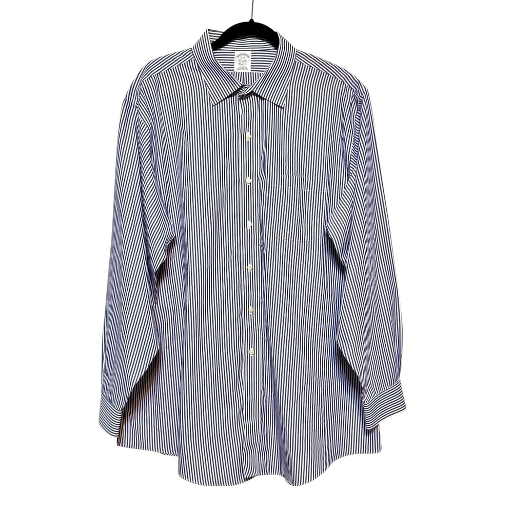 Brooks Brothers Classic Supima Cotton Dress Shirt Men 18-35 Preppy Corporatecore